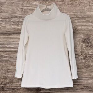 Dudley Stephens Cobble Hill Turtleneck Cream Vello Fleece Small